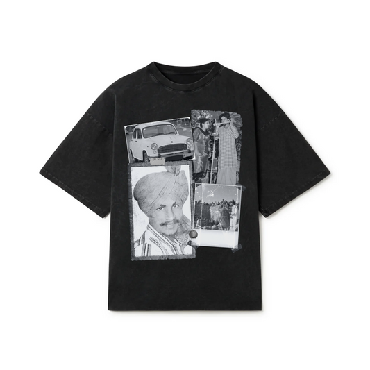 CHAMKILA OVERSIZED FADED T-SHIRT