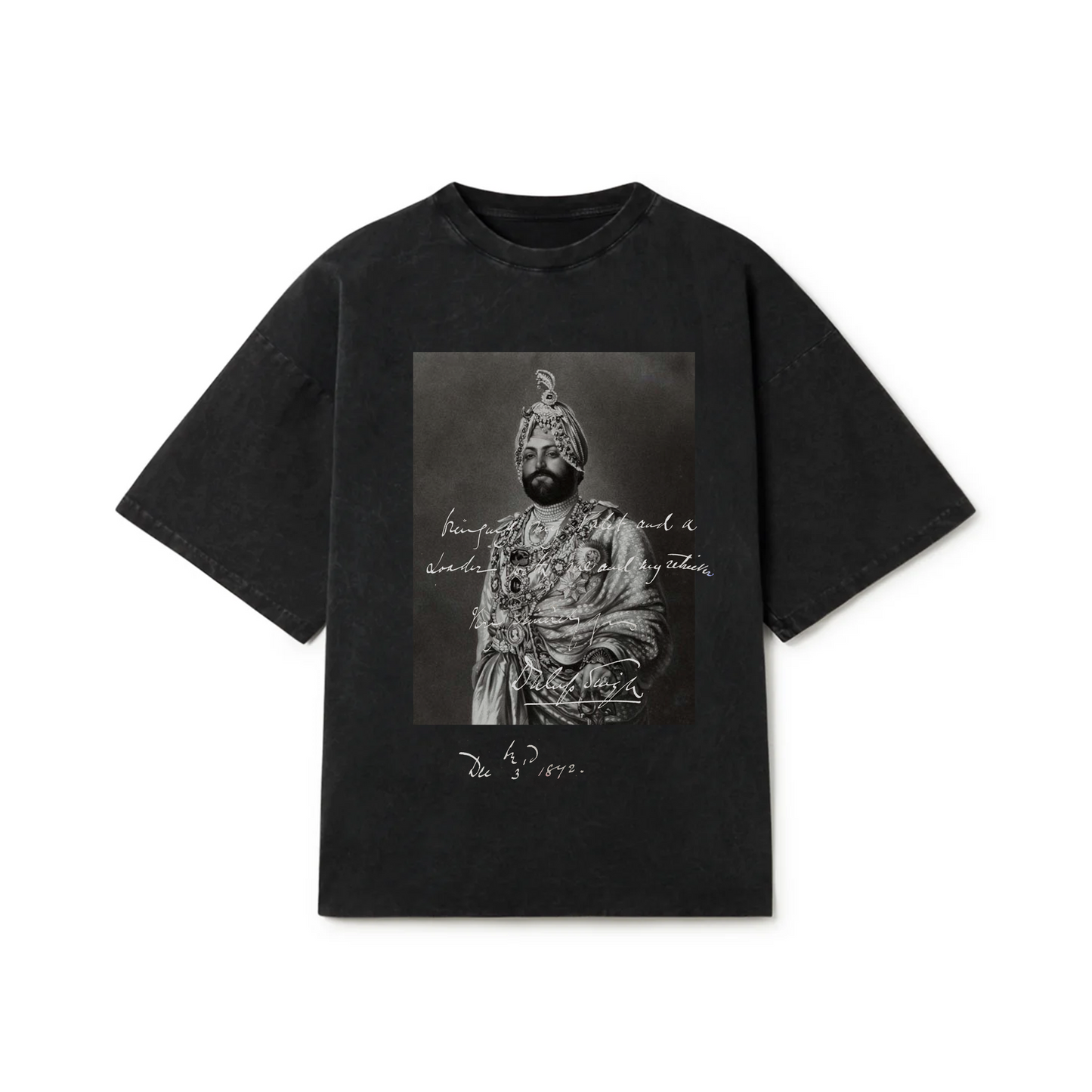 MAHARAJA DULEEP SINGH OVERSIZED FADED T-SHIRT