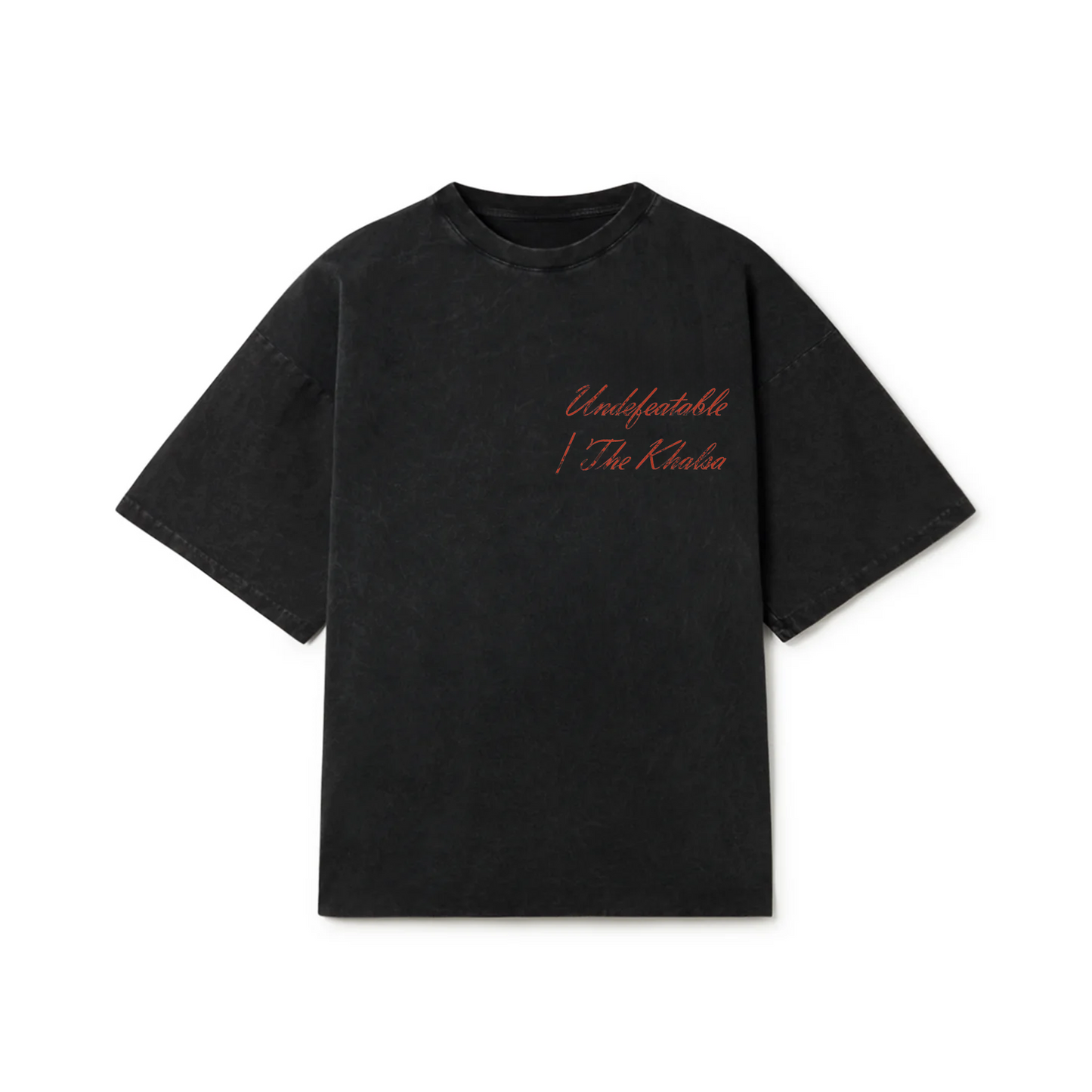 UNDEFEATABLE OVERSIZED FADED T-SHIRT