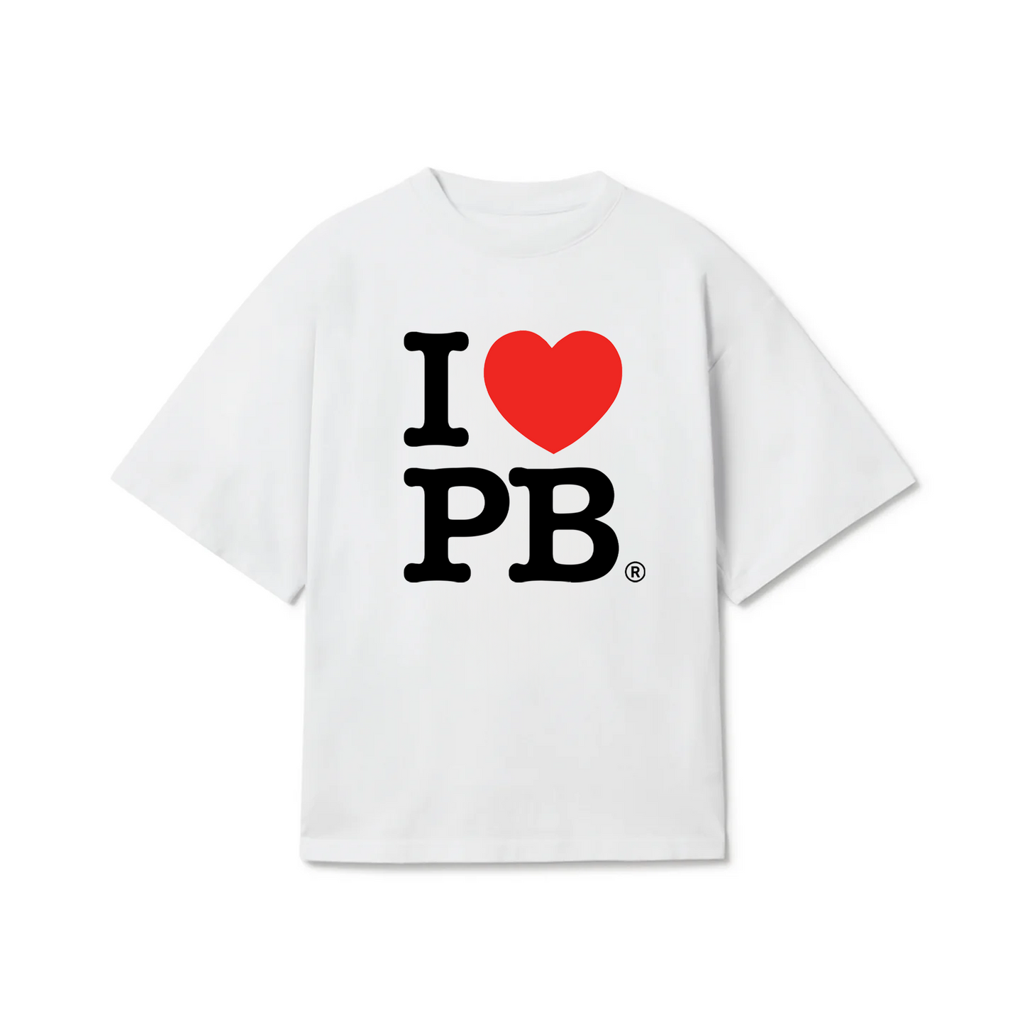 I LOVE PUNJAB OVERSIZED T-SHIRT WHITE