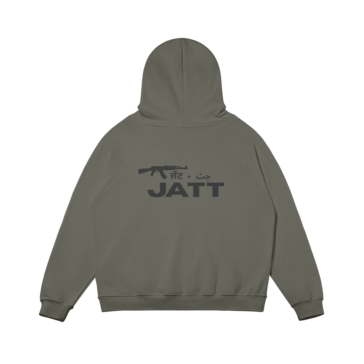 JATT OVERSIZED FLEECE-LINED HOODIE