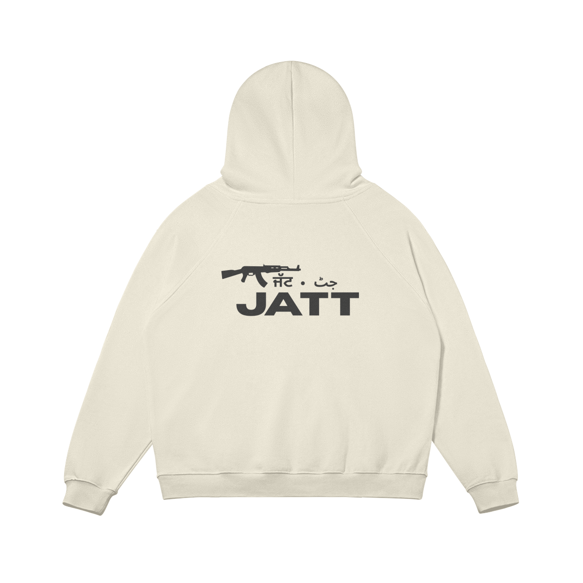 JATT OVERSIZED FLEECE-LINED HOODIE