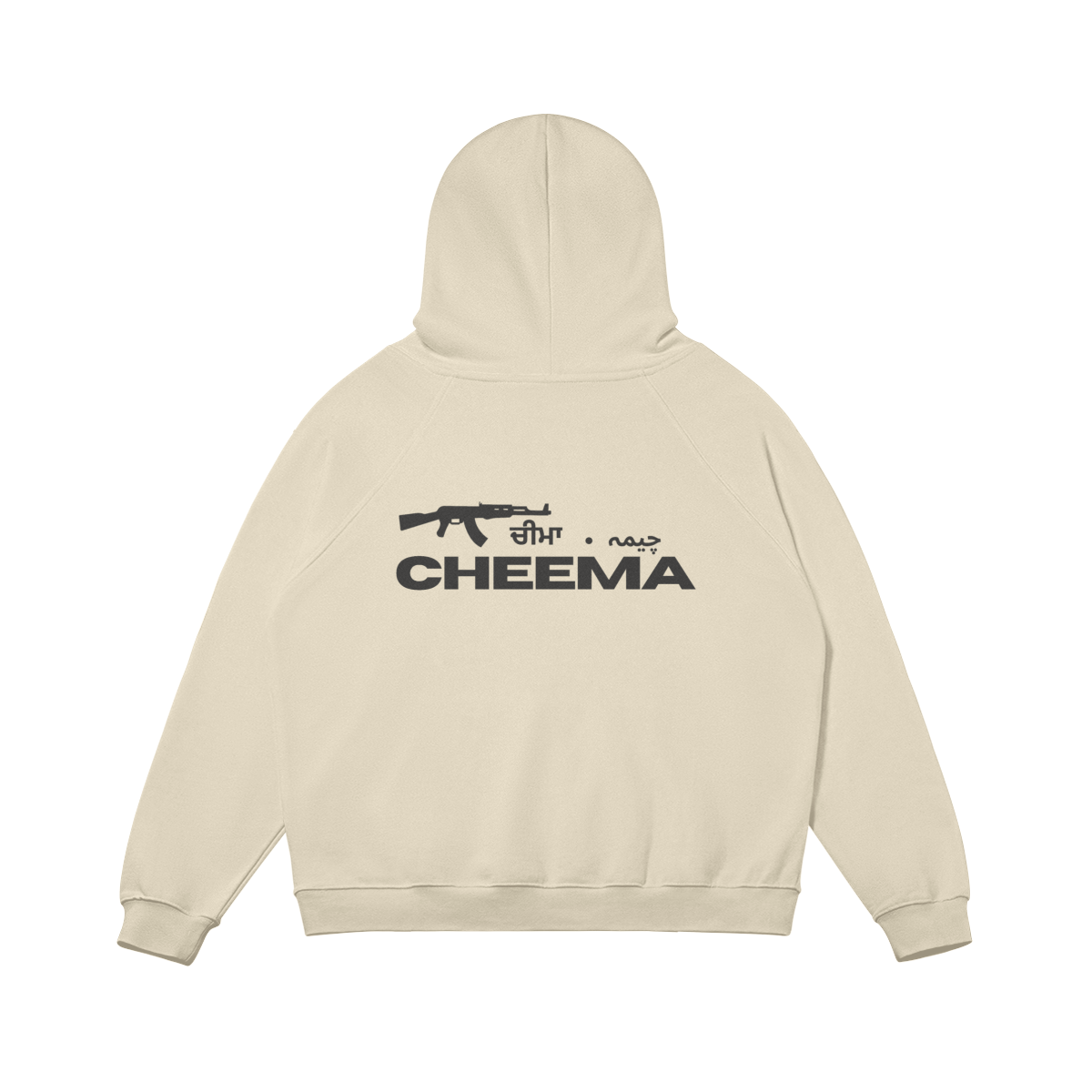 CHEEMA OVERSIZED FLEECE-LINED HOODIE