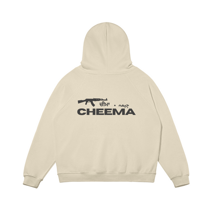 CHEEMA OVERSIZED FLEECE-LINED HOODIE