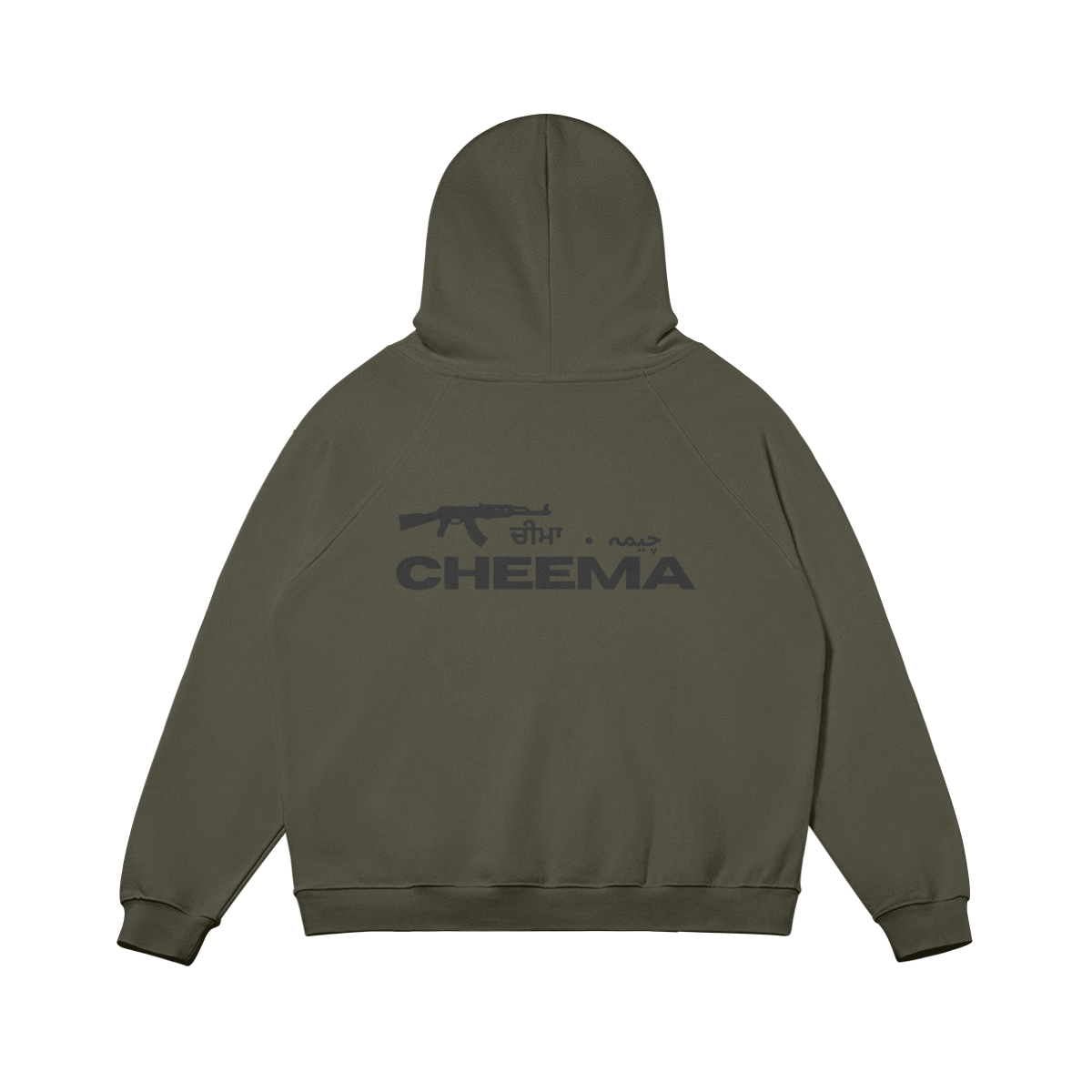 CHEEMA OVERSIZED FLEECE-LINED HOODIE