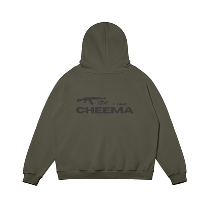 CHEEMA OVERSIZED FLEECE-LINED HOODIE