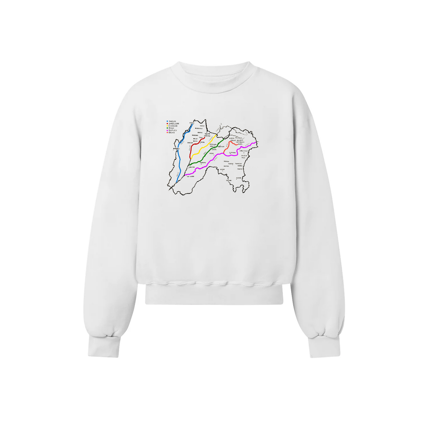 HISTORY OF PANJAB OVERSIZED SWEATSHIRT