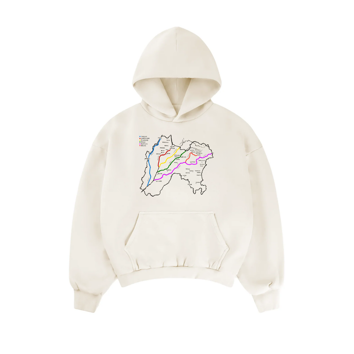 HISTORY OF PANJAB BOXY HOODIE