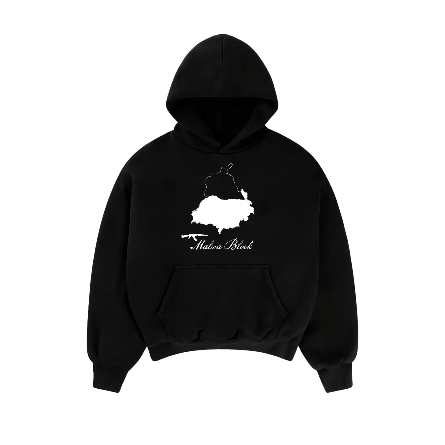 MALWA BLOCK BOXY HOODIE