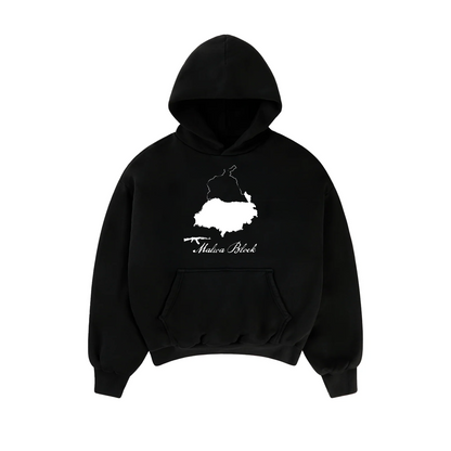 MALWA BLOCK BOXY HOODIE