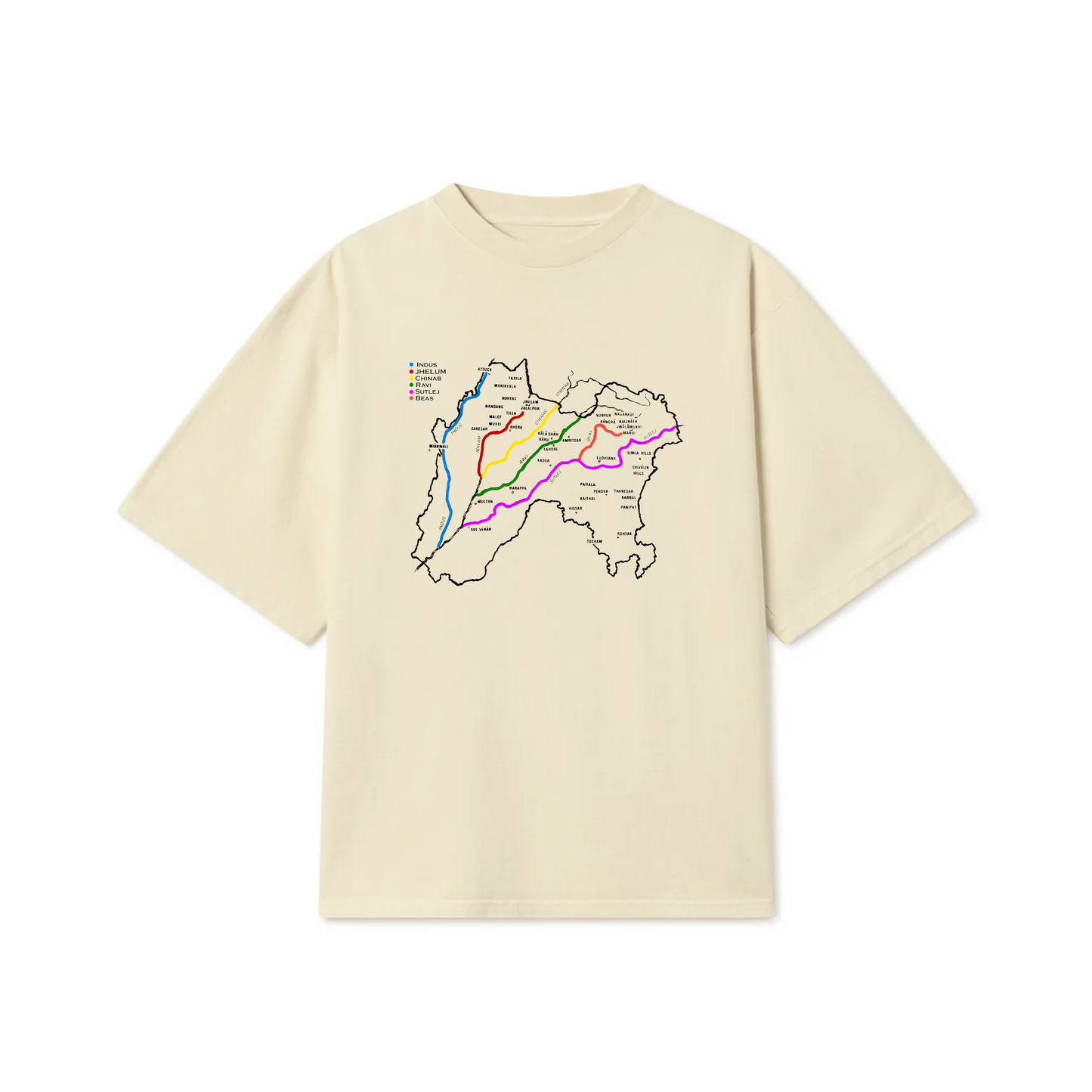HISTORY OF PANJAB OVERSIZED T-SHIRT