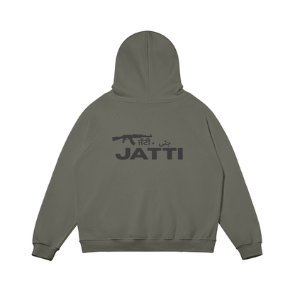 JATTI OVERSIZED FLEECE-LINED HOODIE