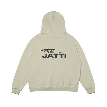 JATTI OVERSIZED FLEECE-LINED HOODIE