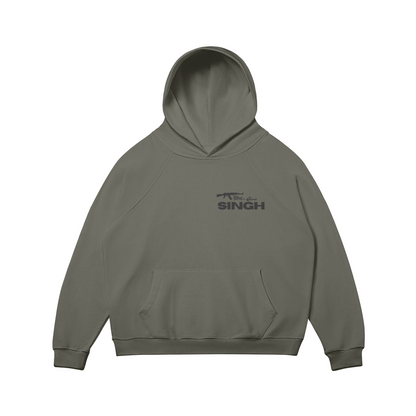 SINGH OVERSIZED FLEECE-LINED HOODIE