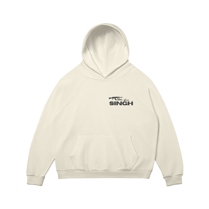 SINGH OVERSIZED FLEECE-LINED HOODIE