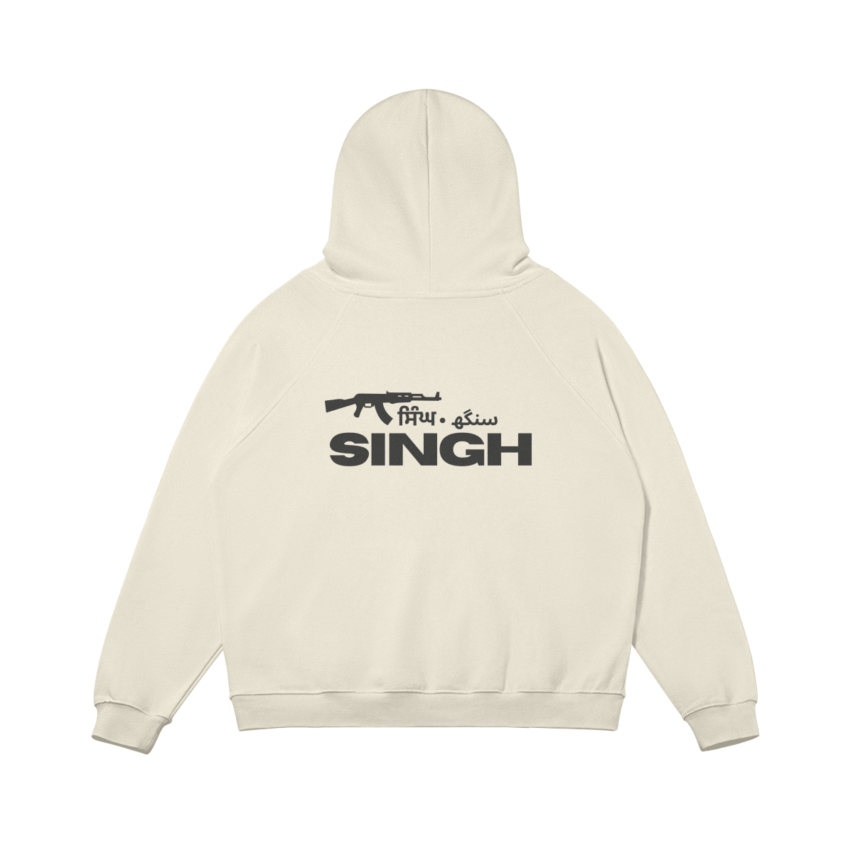 SINGH OVERSIZED FLEECE-LINED HOODIE