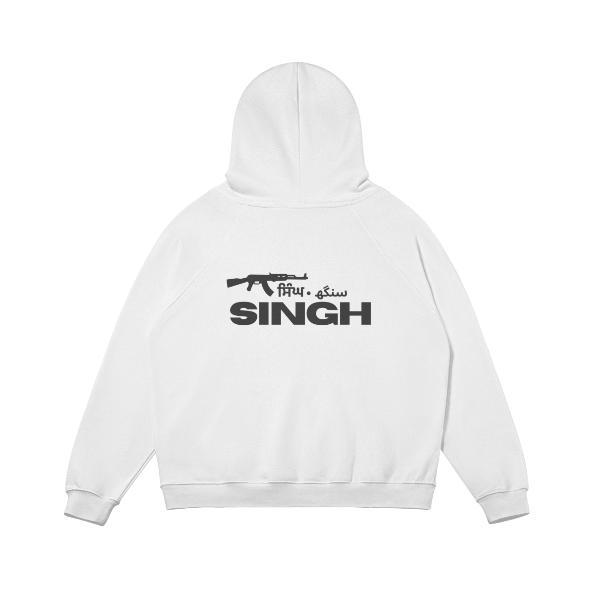 SINGH OVERSIZED FLEECE-LINED HOODIE