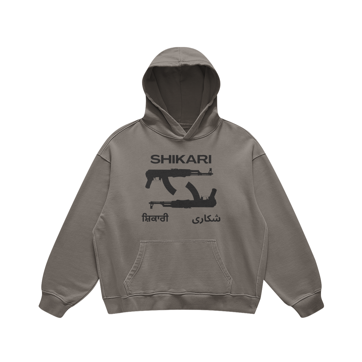 SHIKARI OVERSIZED FADED HOODIE