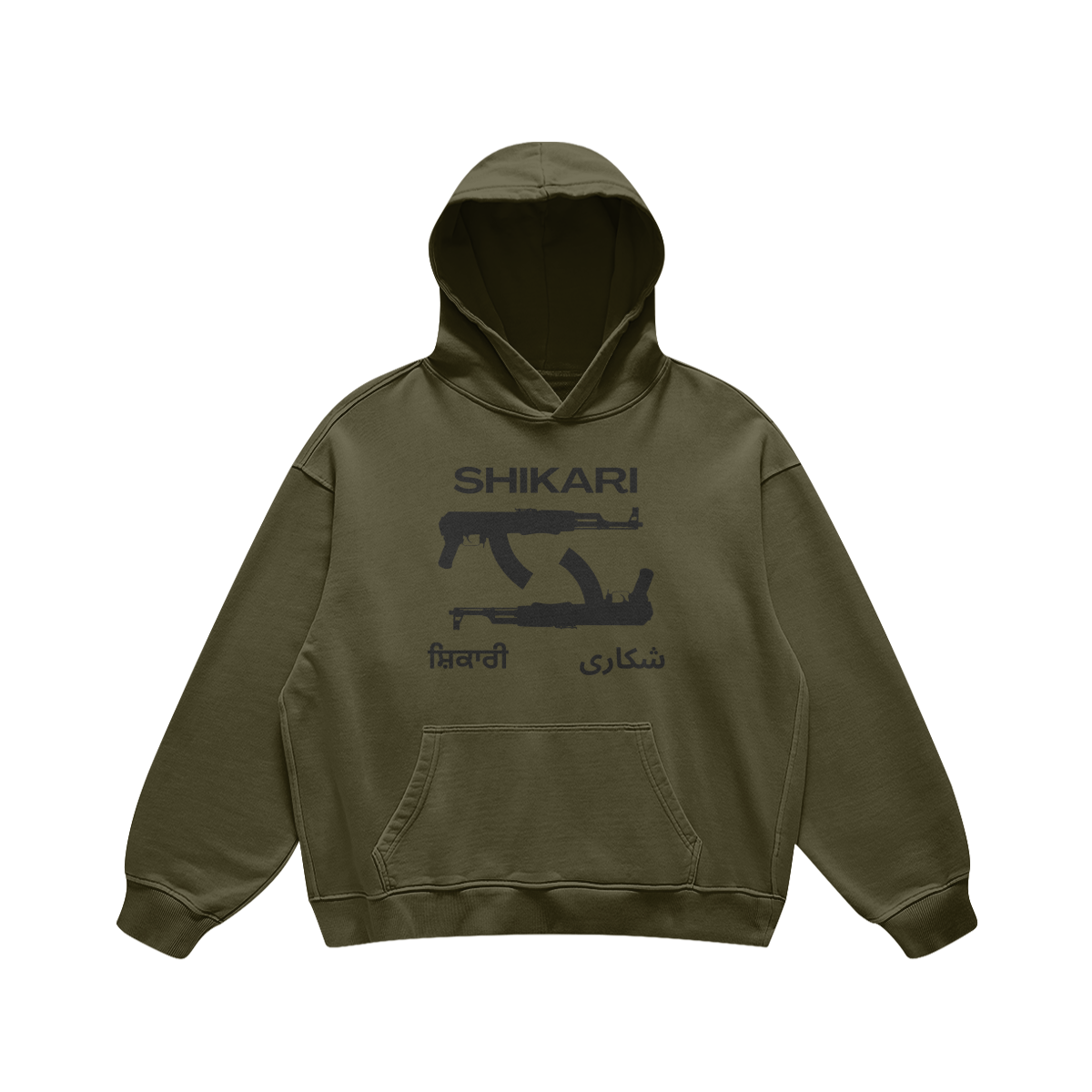 SHIKARI OVERSIZED FADED HOODIE